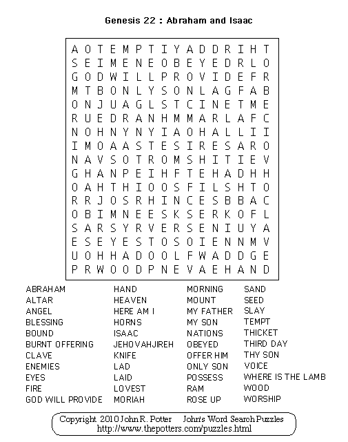 Genesis 22 Puzzle