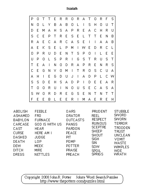 Isaiah Puzzle